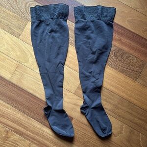 Sigvaris Thigh High Grey Compression Tights / Socks 20-30 mm Hg, size SL